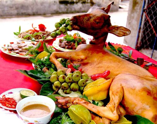 nhà hàng gần chùa tam chúc