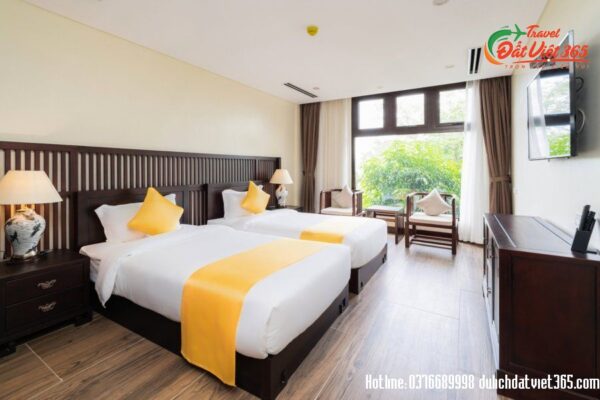 đặt phòng khách sạn trong chùa tam chúc