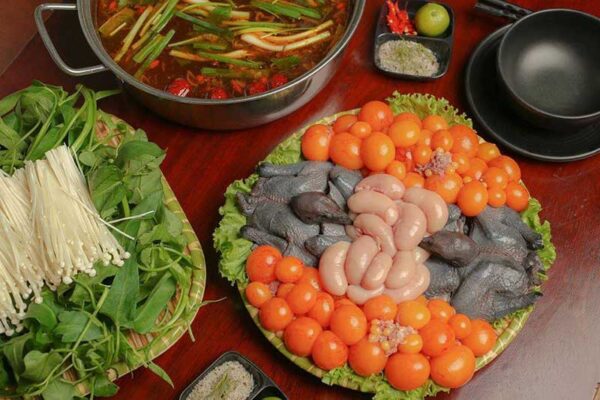 nhà hàng chùa tam chúc