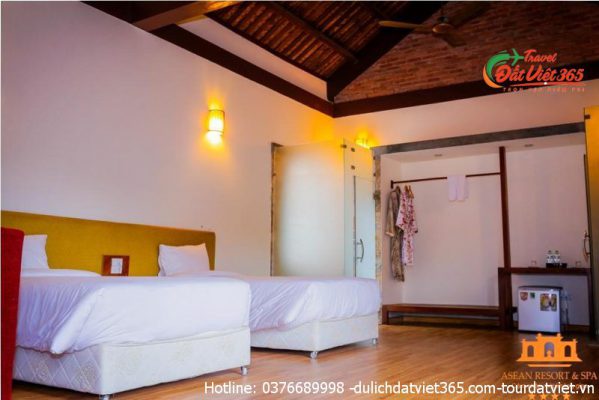 giá phòng asean resort sơn tây